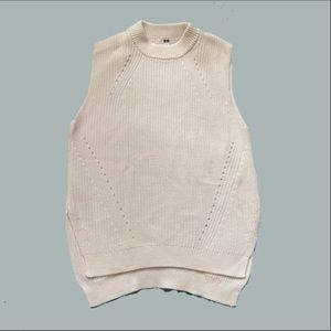 White sweater tank